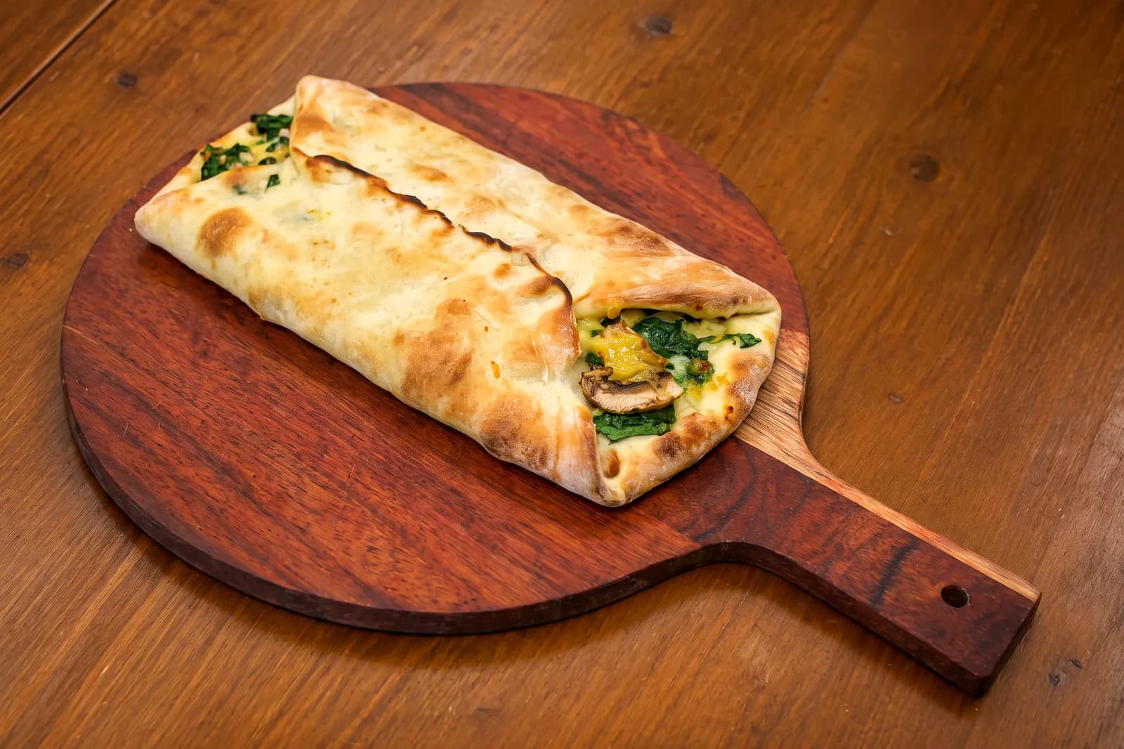 Spinach & Cheese and Mushroom
